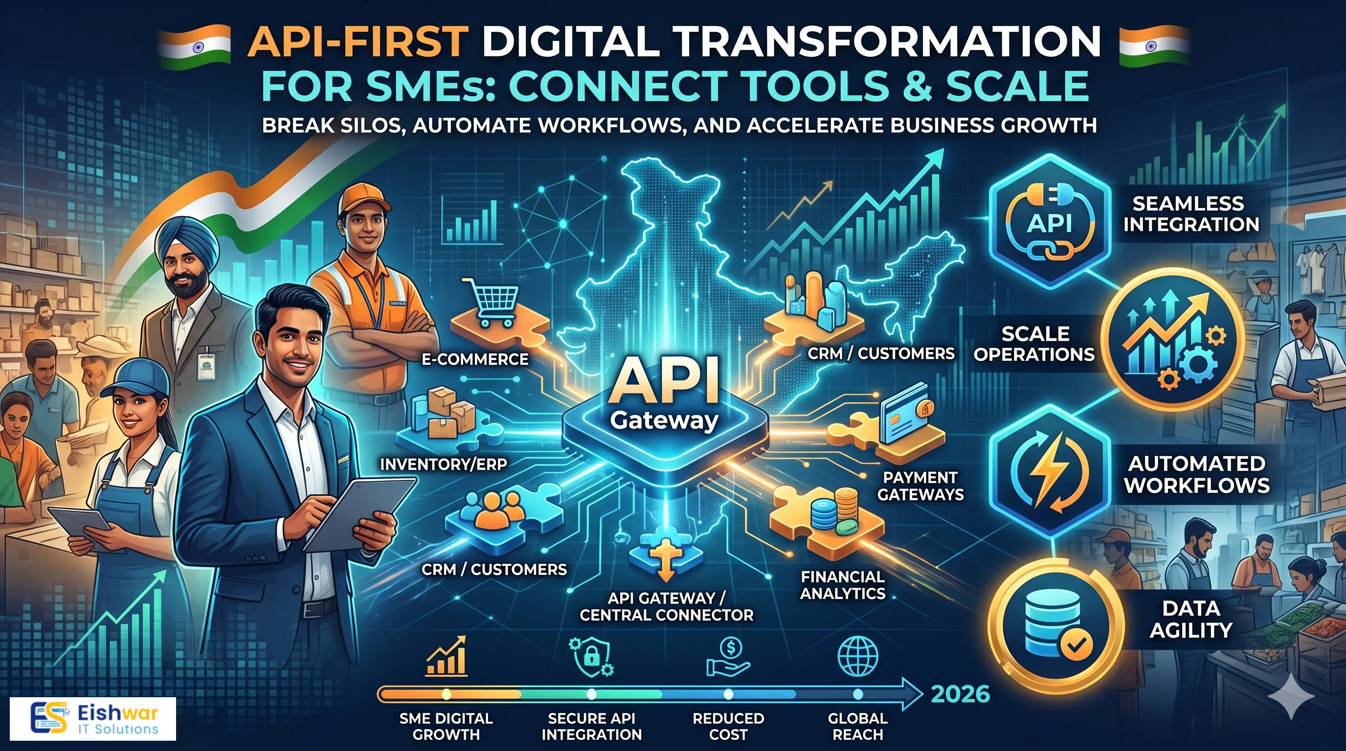 API-First Digital Transformation for SMEs: Connect Tools & Scale