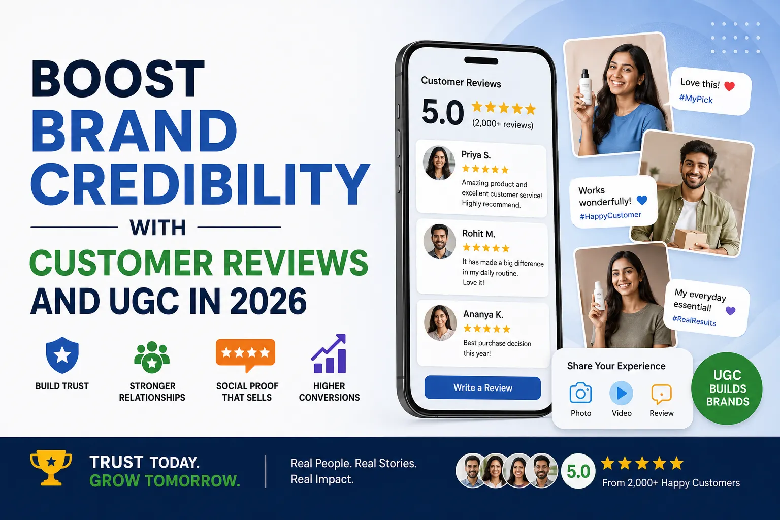 Boost Brand Credibility with Customer Reviews and UGC in 2026
