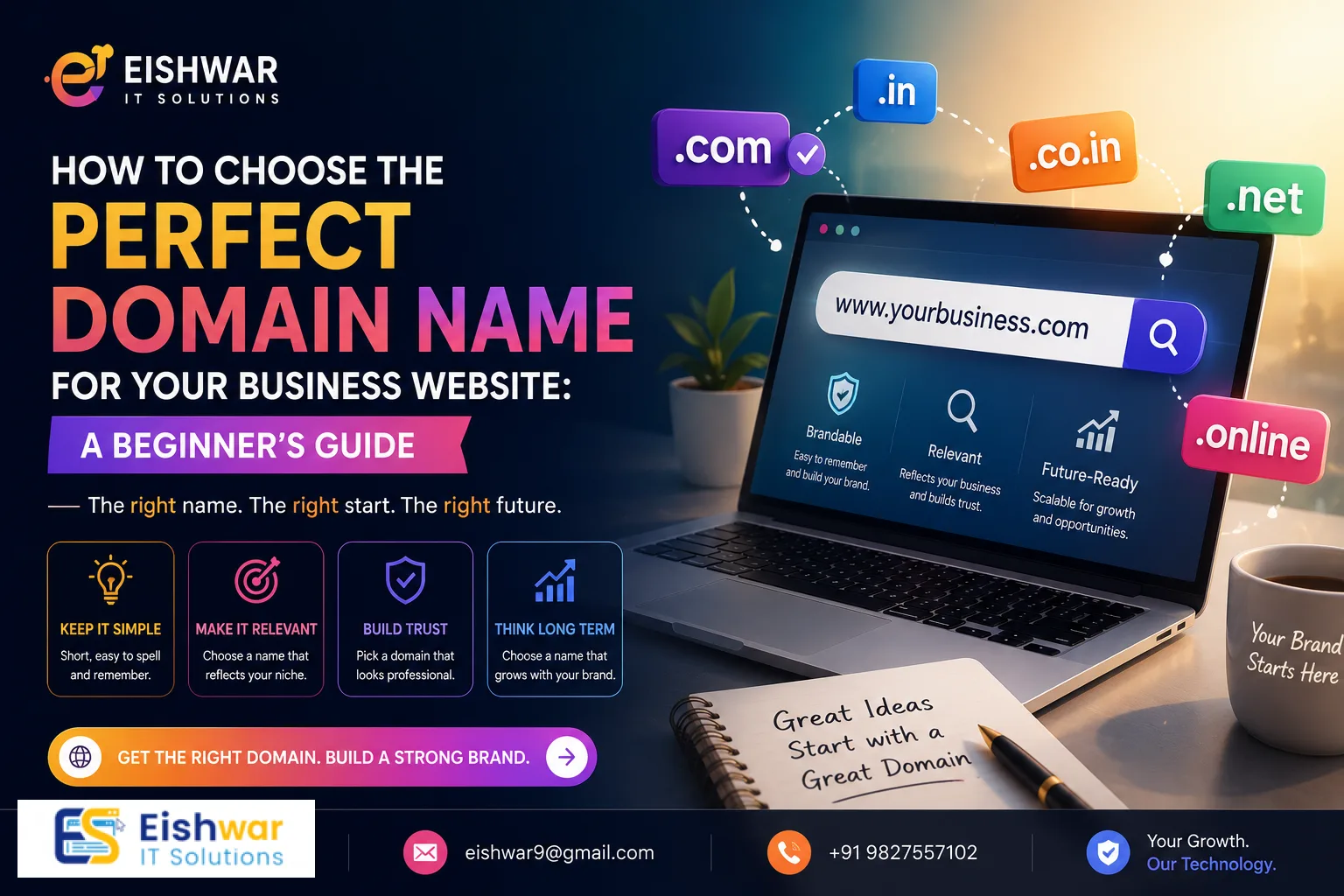 How to Choose the Perfect Domain Name for Your Business Website: A Beg