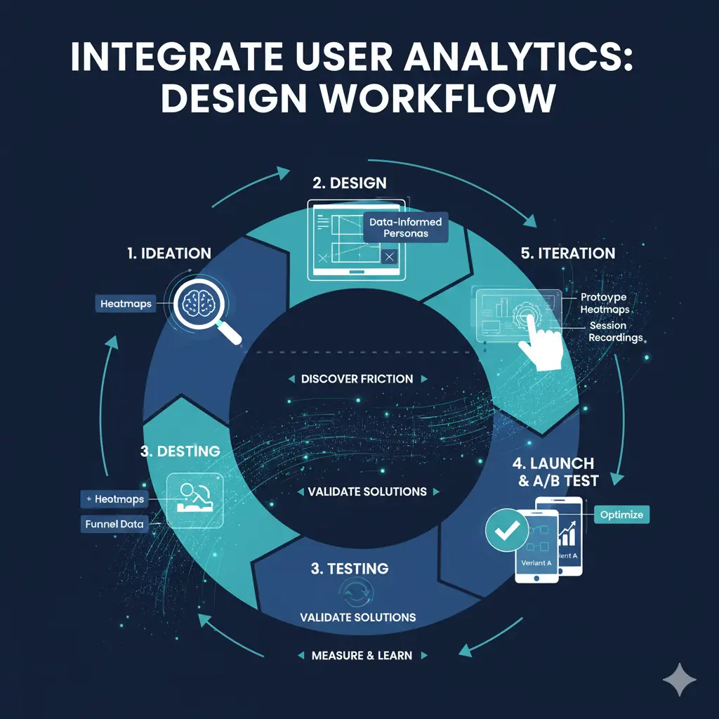 From Clicks to Concepts: A Practical Guide to Integrating User Behaviour Analytics into Your Design Workflow