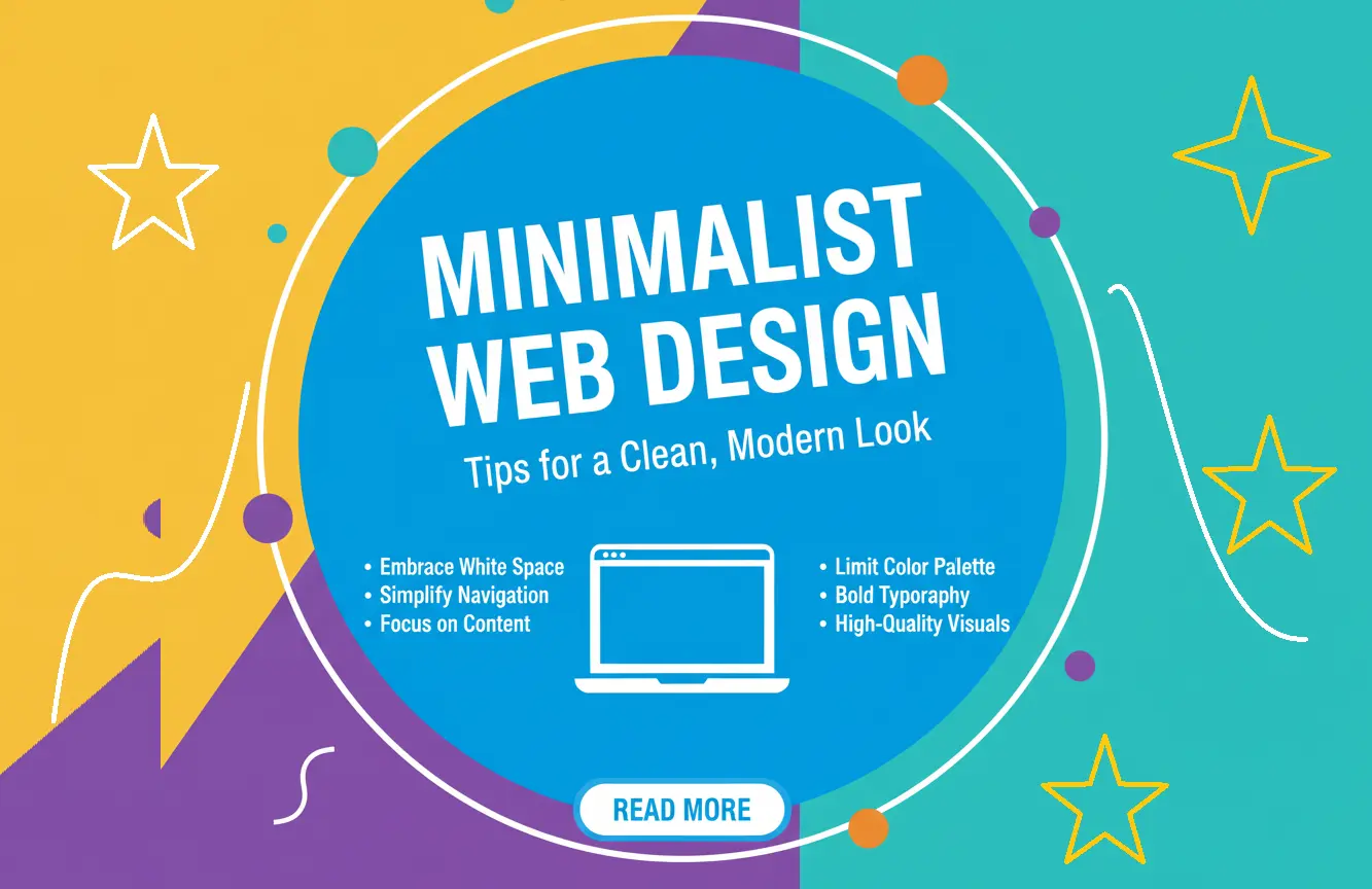Minimalist Web Design: Tips for a Clean, Modern Look.