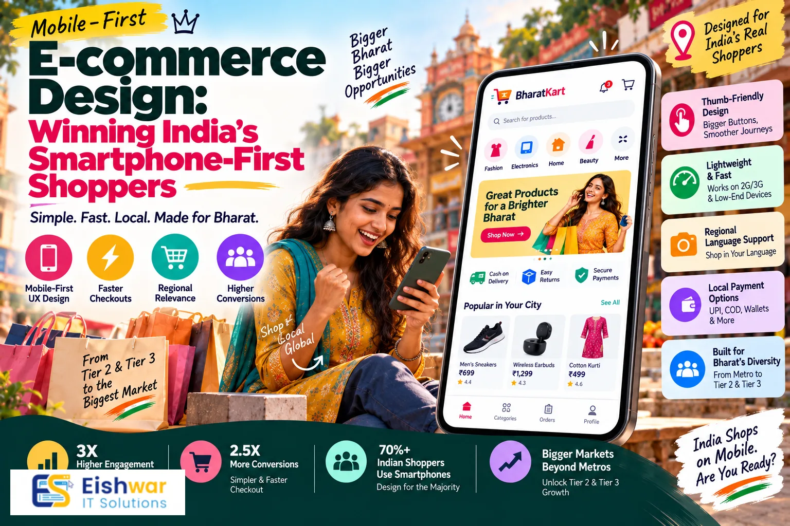 Mobile-First E-commerce Design: Winning India's Smartphone-First Shopp