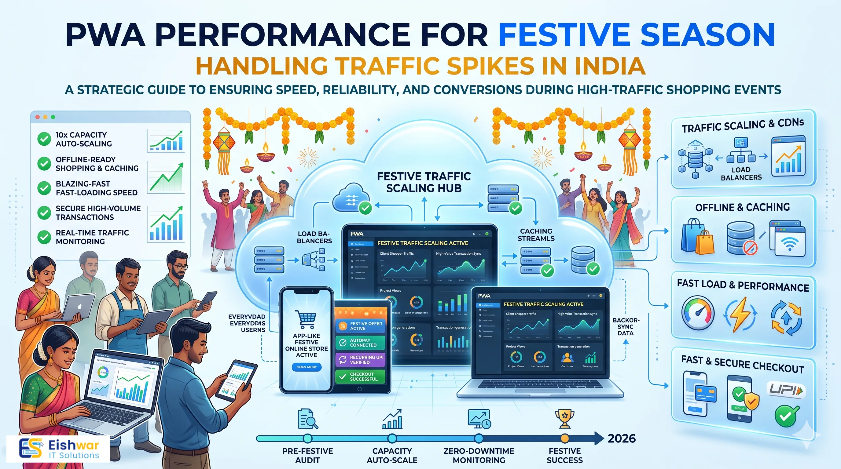 PWA Performance for Festive Season: Handling Traffic Spikes in India