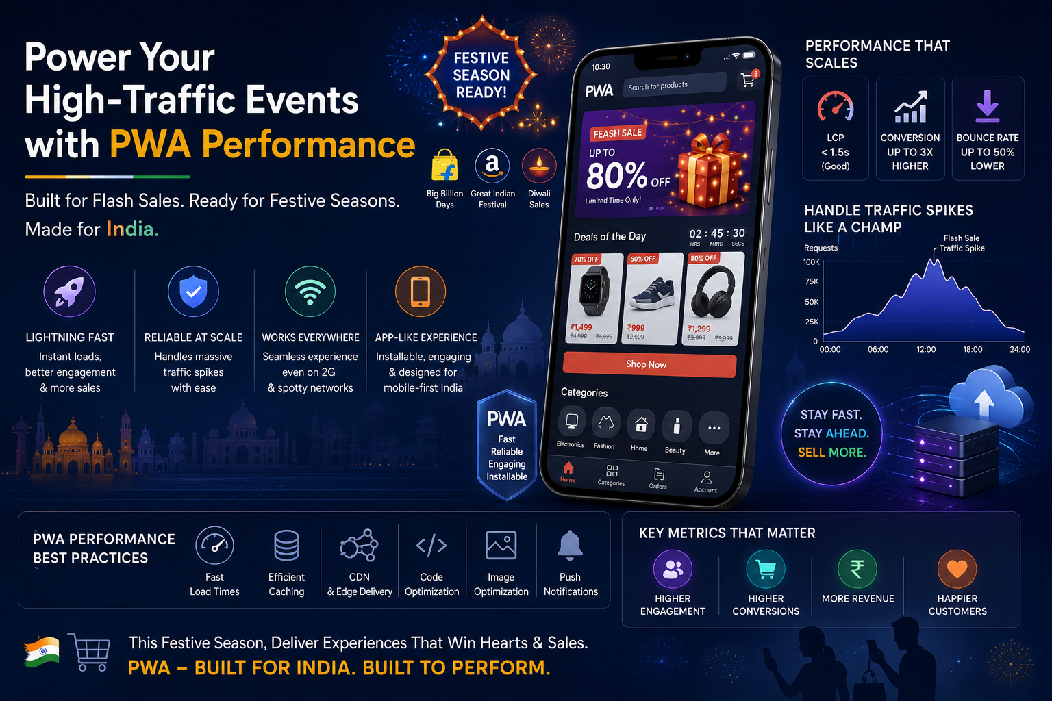 PWA Performance for High-Traffic Events: Handling Flash Sales & Festiv