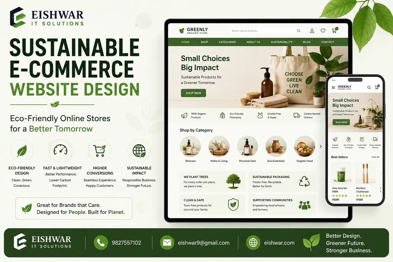 Sustainable E-commerce Website Design: Eco-Friendly Online Stores in I
