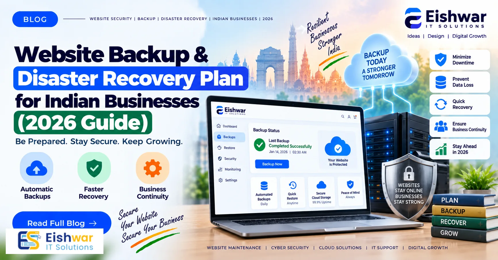 Website Backup & Disaster Recovery Plan for Indian Businesses (2026 Gu